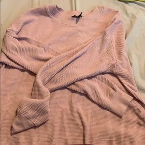 Forever21 pink long sleeve shirt